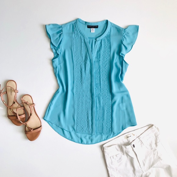 Simply Styled Tops - Simply Styled Blue Blouse SP